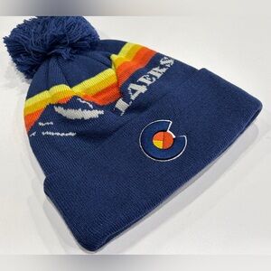 Yo Colorado Kids' Colorado 14ers Beanie Navy Blue 2-7 Years NWT Hat Mountains